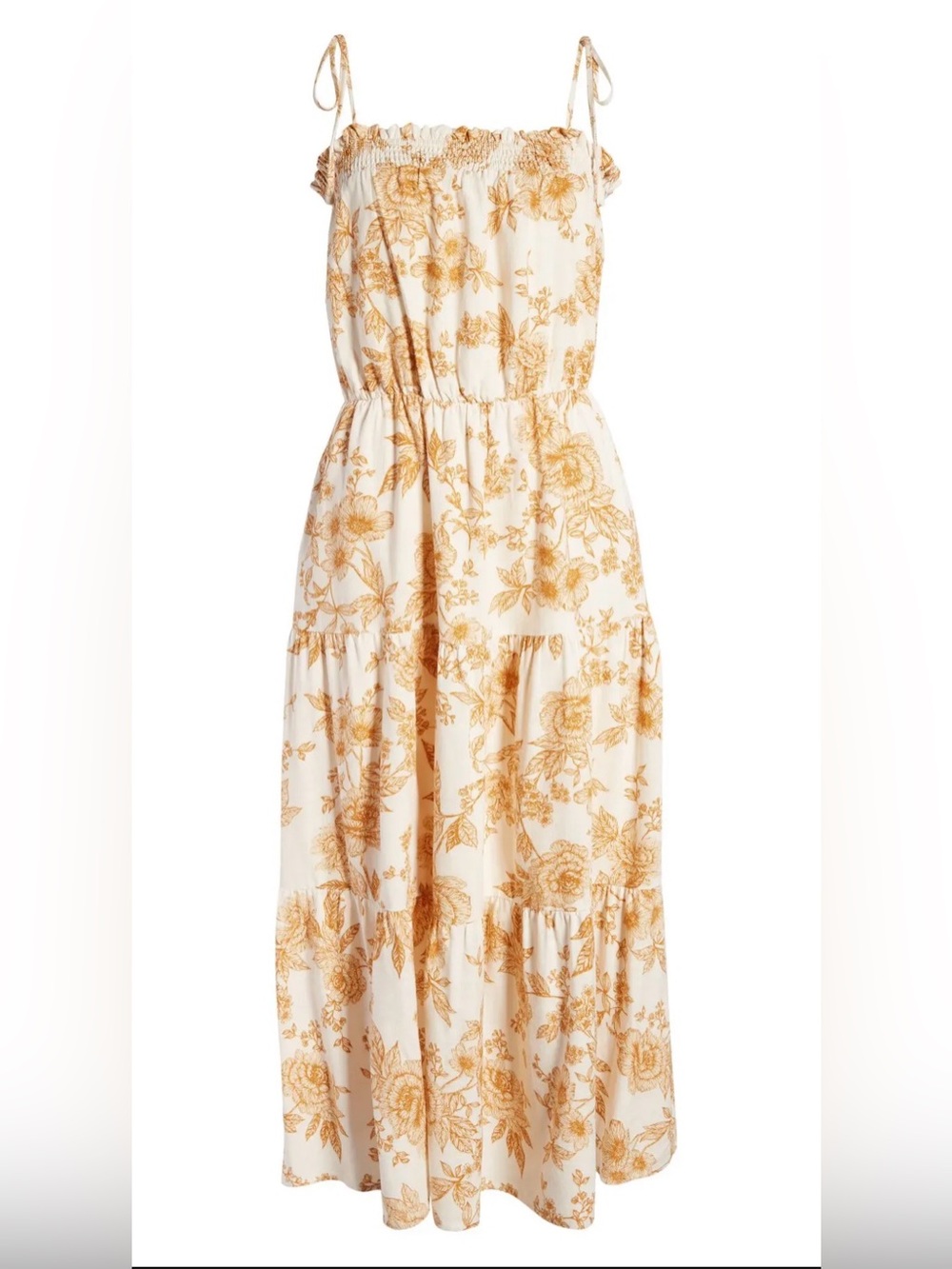 Lost + Wander Nightfall Floral Tie Strap Maxi Dress from Anthropologie - Picture 5 of 5